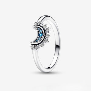 Celestial Sun and Moon Ring Set