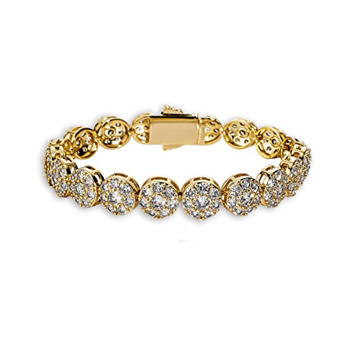 Cluster Tennis Bracelet