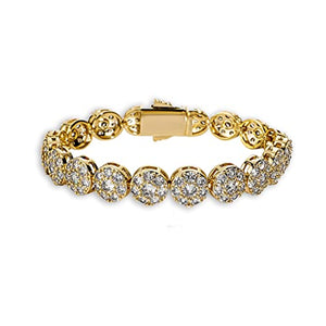 Cluster Tennis Bracelet