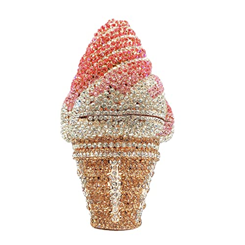 Pink Ice Cream Crystal Clutch